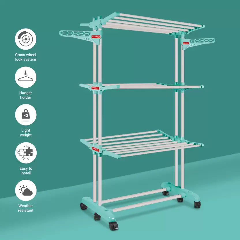 Buy Spotzero Cloth Drying Stand Online at Best Price Milton