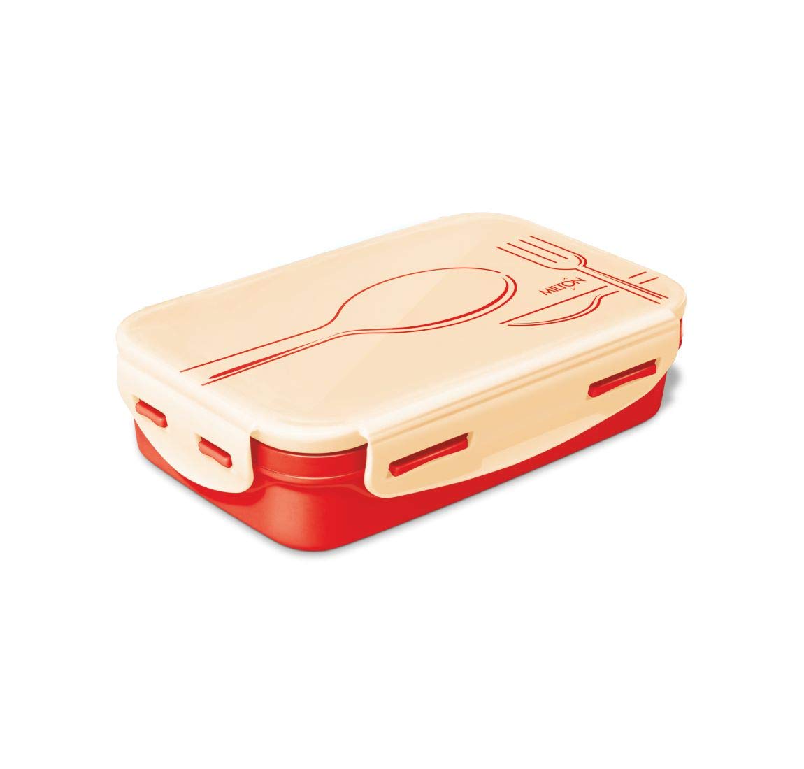 Steely Deluxe Insulated Lunchbox (Milton) - Orange / 600 ml