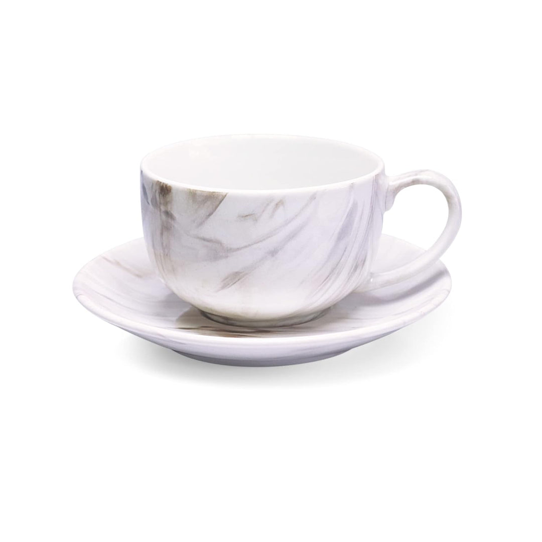 Marble Cup And Saucer