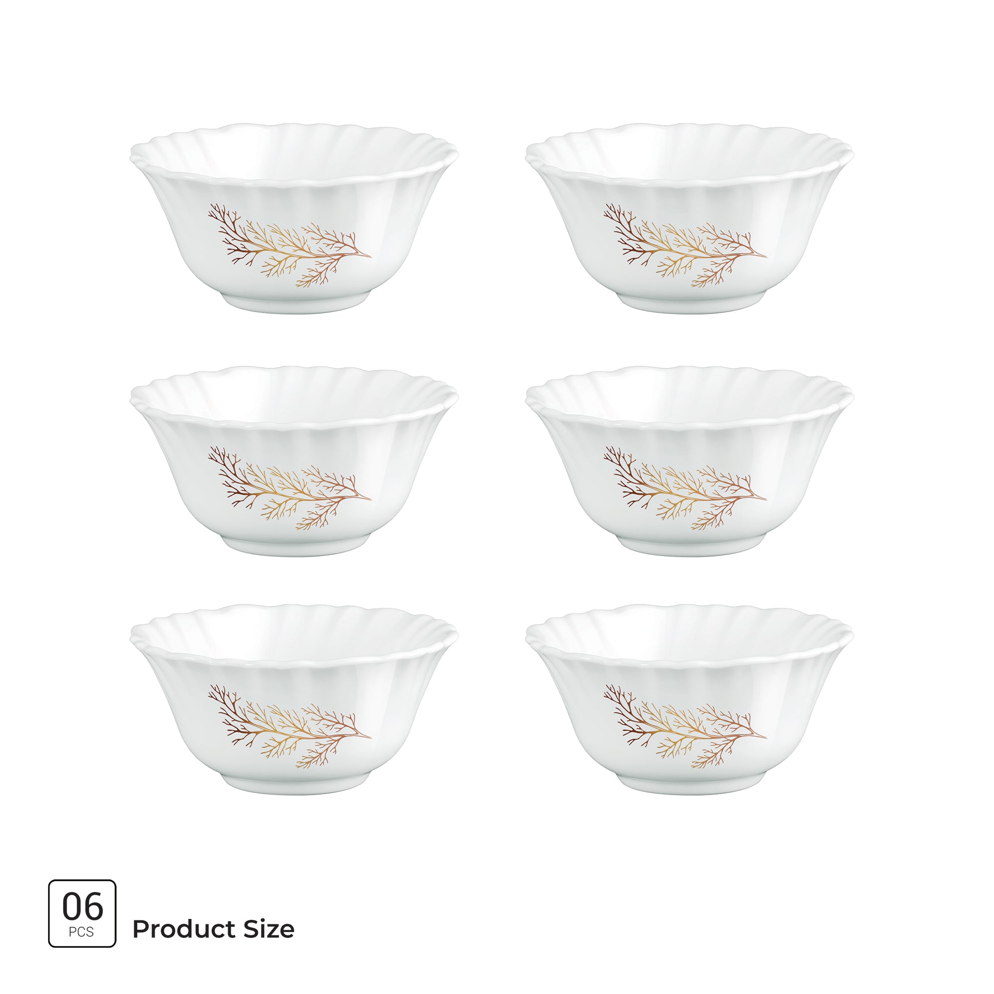 Aurelia Collection 6 Pcs Bowl Set - SILVIA (Treo By Milton)