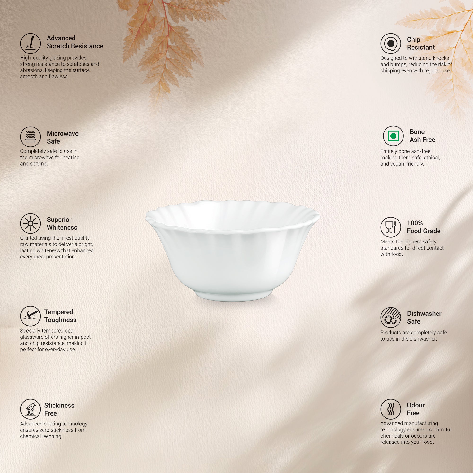 Aurelia Collection 6 Pcs Bowl Set - SILVIA (Treo By Milton)