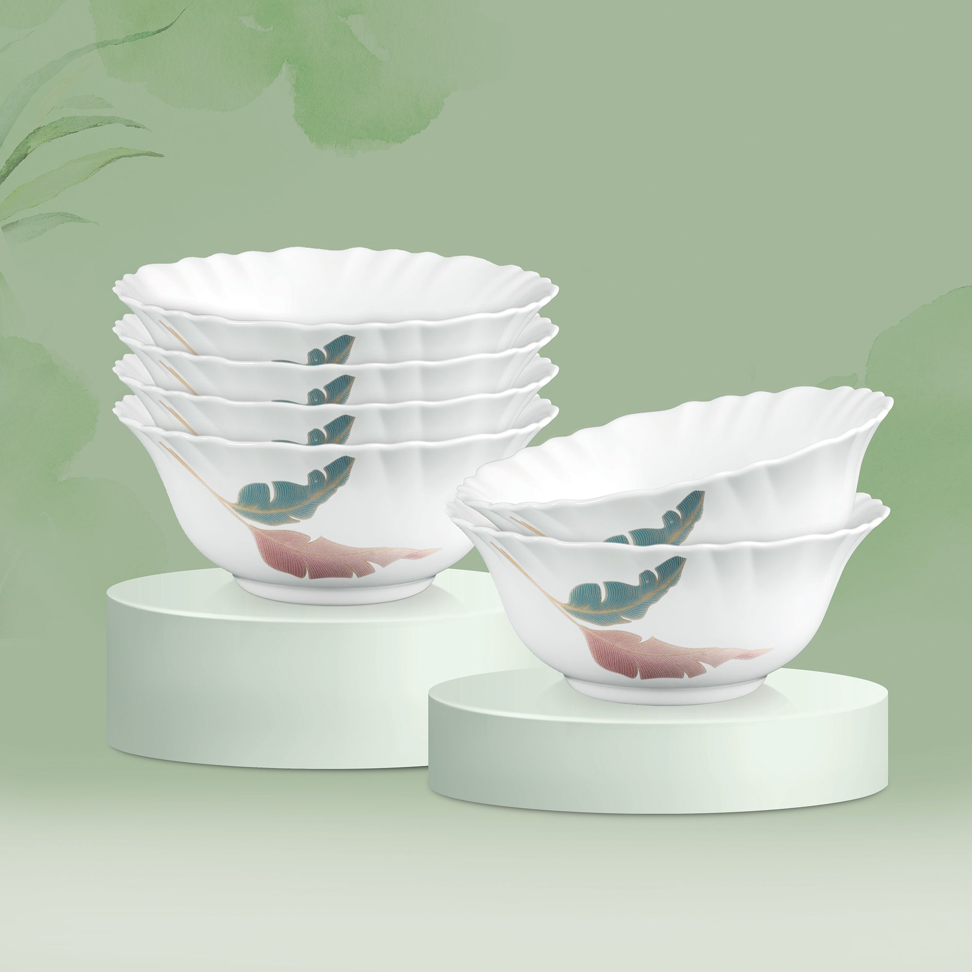 Aurelia Collection 6 Pcs Bowl Set - PALMA (Treo By Milton)