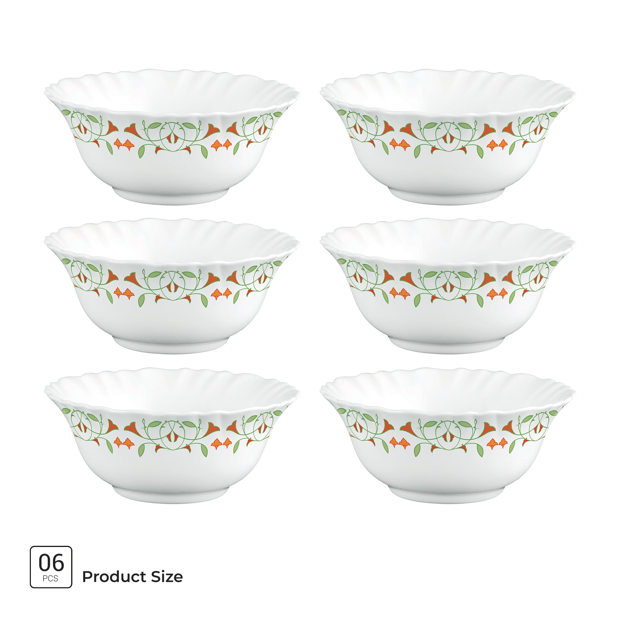 Aurelia Collection 6 Pcs Bowl Set - MEENA (Treo By Milton)