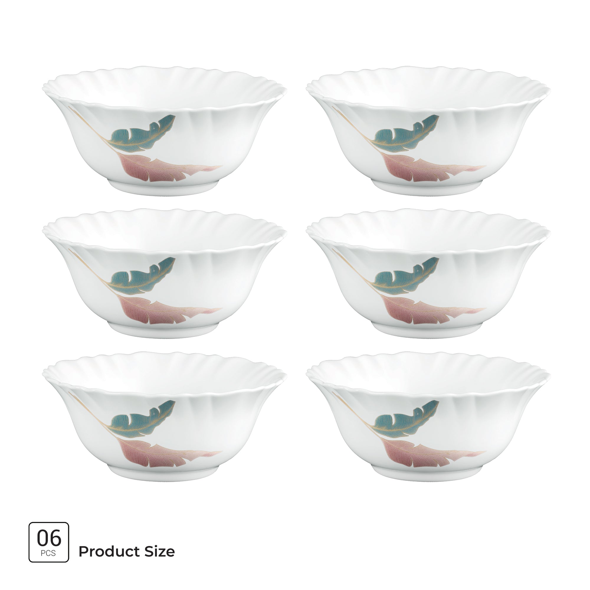 Aurelia Collection 6 Pcs Bowl Set - PALMA (Treo By Milton)