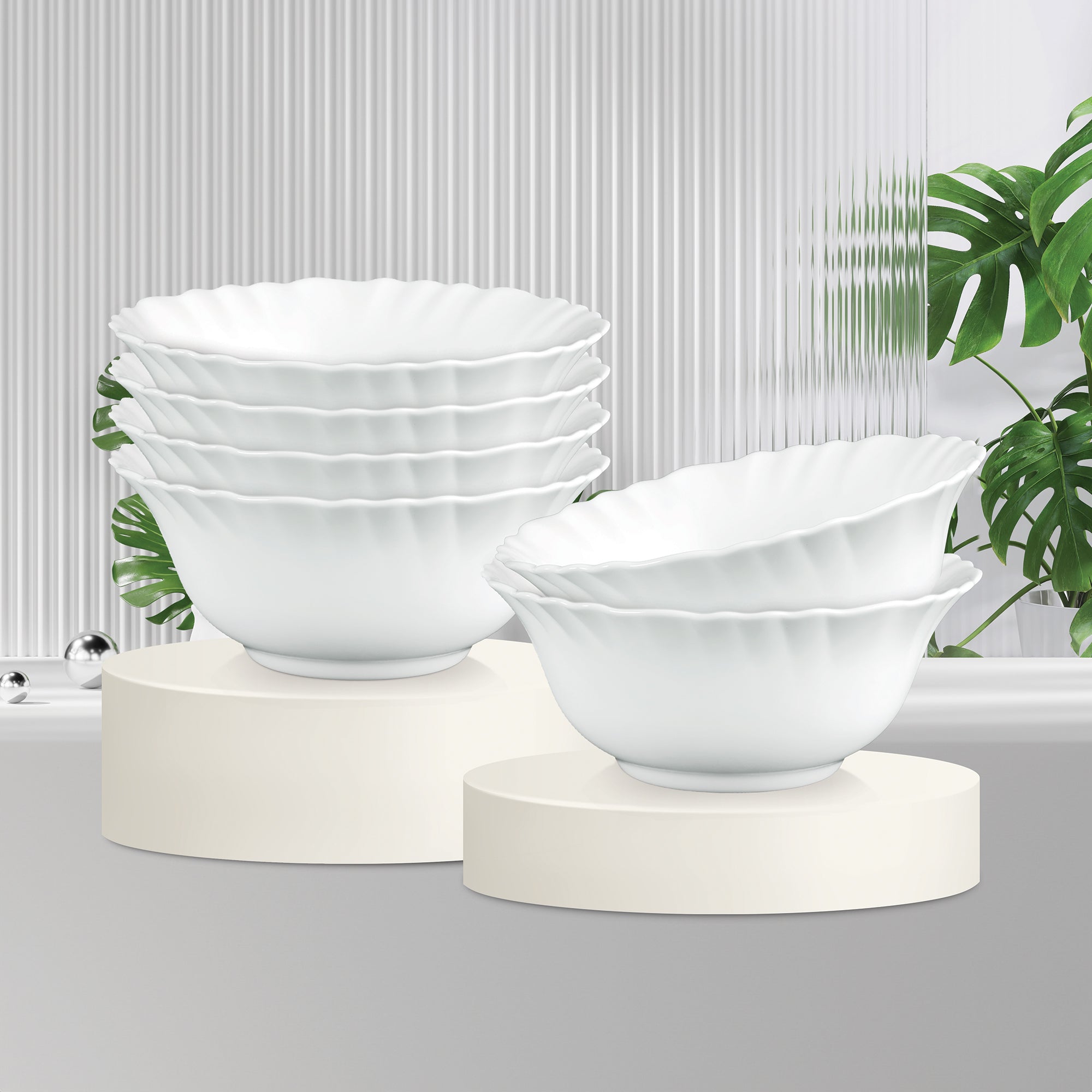 Aurelia Collection 6 Pcs Bowl Set - (Treo By Milton)