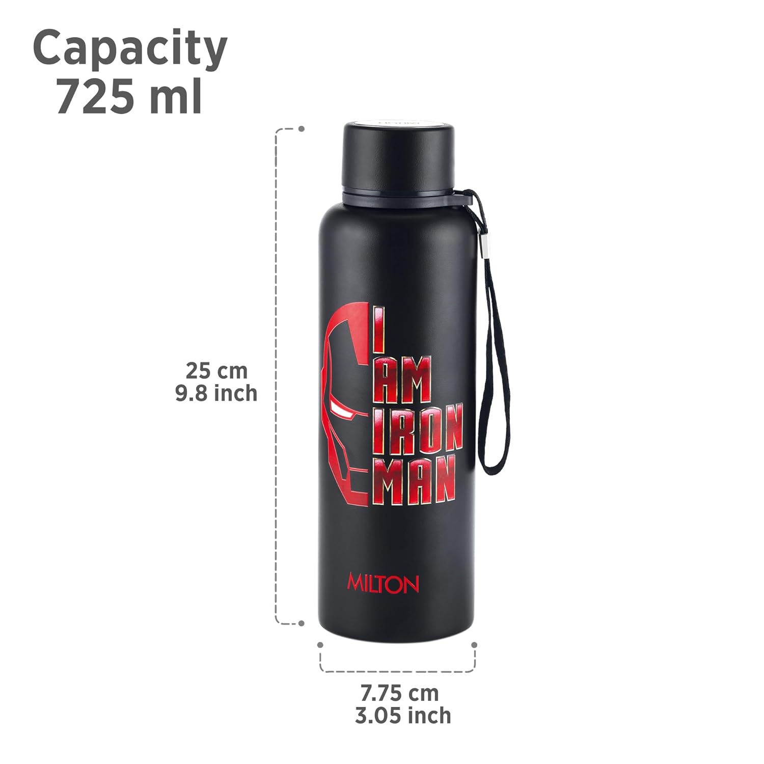 Marvel Iron Man Artedge Water Bottle (Milton)