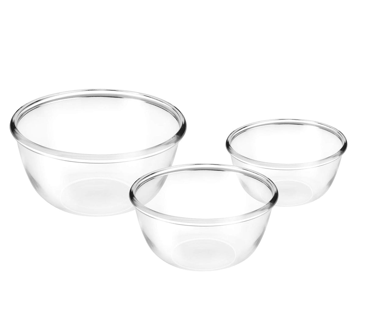 Mixing Bowl 3 pcs Set Without Lid (Treo by Milton) - Set of 3 - 440 ml/870 ml/1470 ml