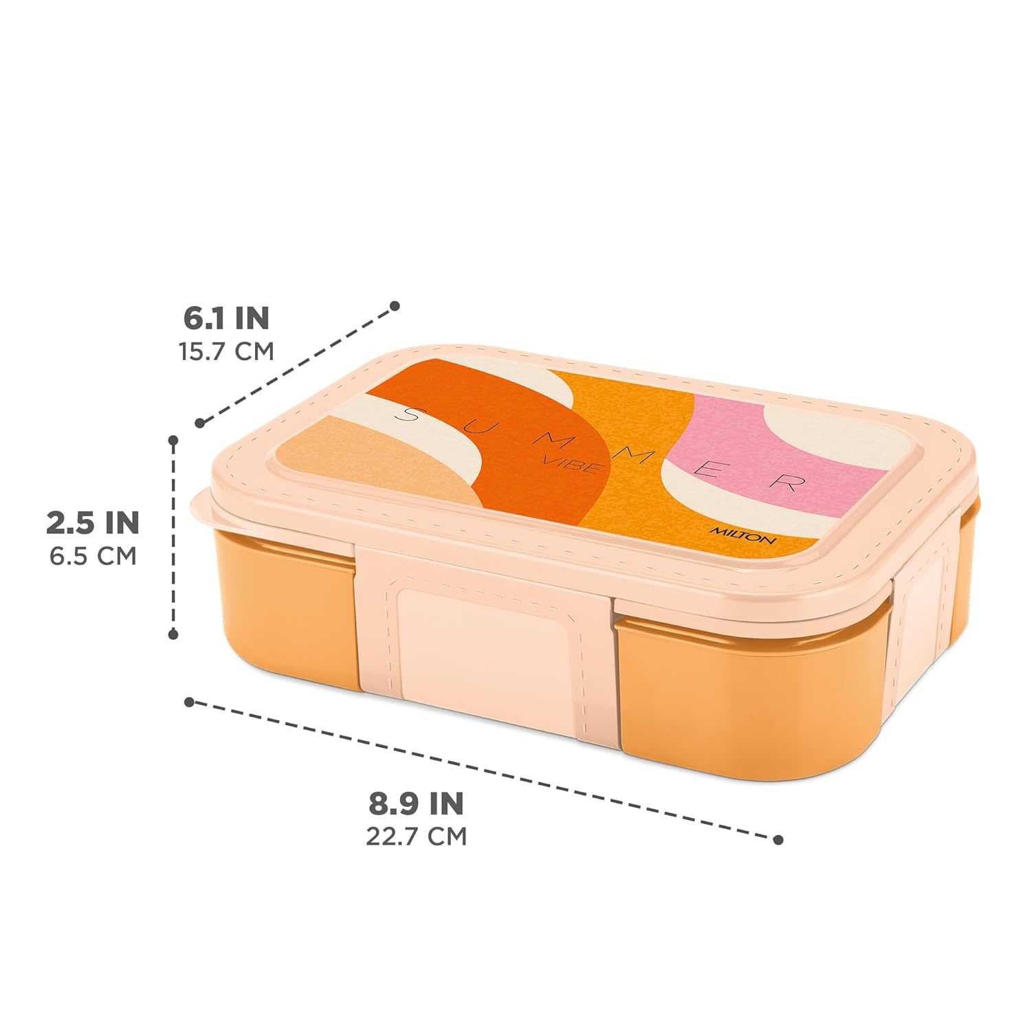 Bravo 3 Steel Thermoware Lunchbox (Milton)