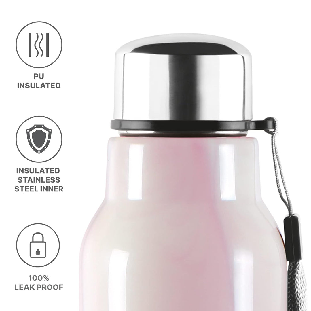 Steel Marble Water Bottle Features