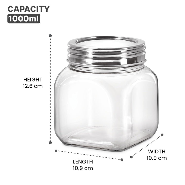 Square Jar With Sus304 Lid