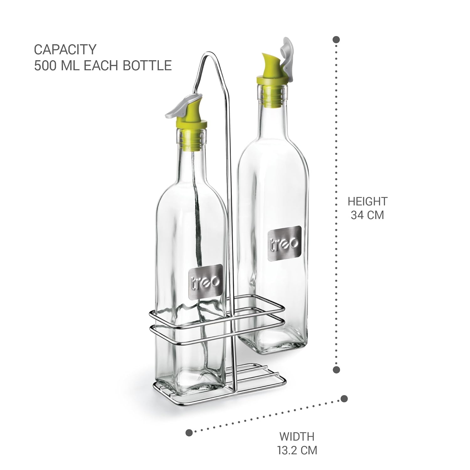 Swift Oil Dispencer 2 Pcs With Stand (Treo by Milton)