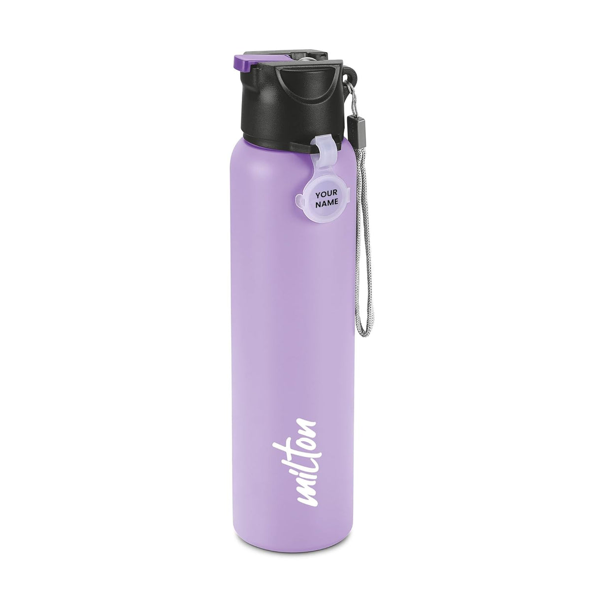 Personalized SipStar Stainless Steel Bottle (Milton) - Purple / 600 ml