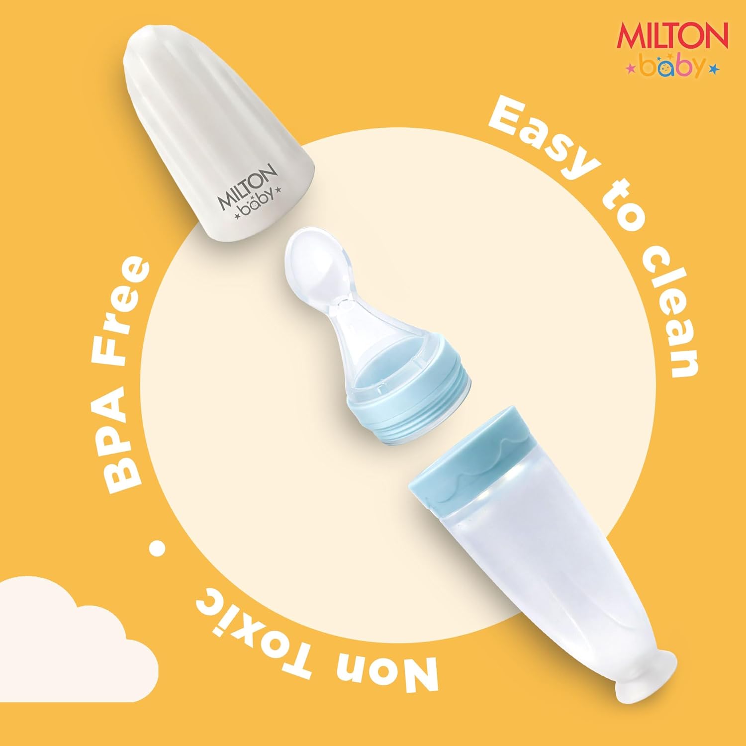 Silicon Spoon Food Feeder For Baby (Milton)