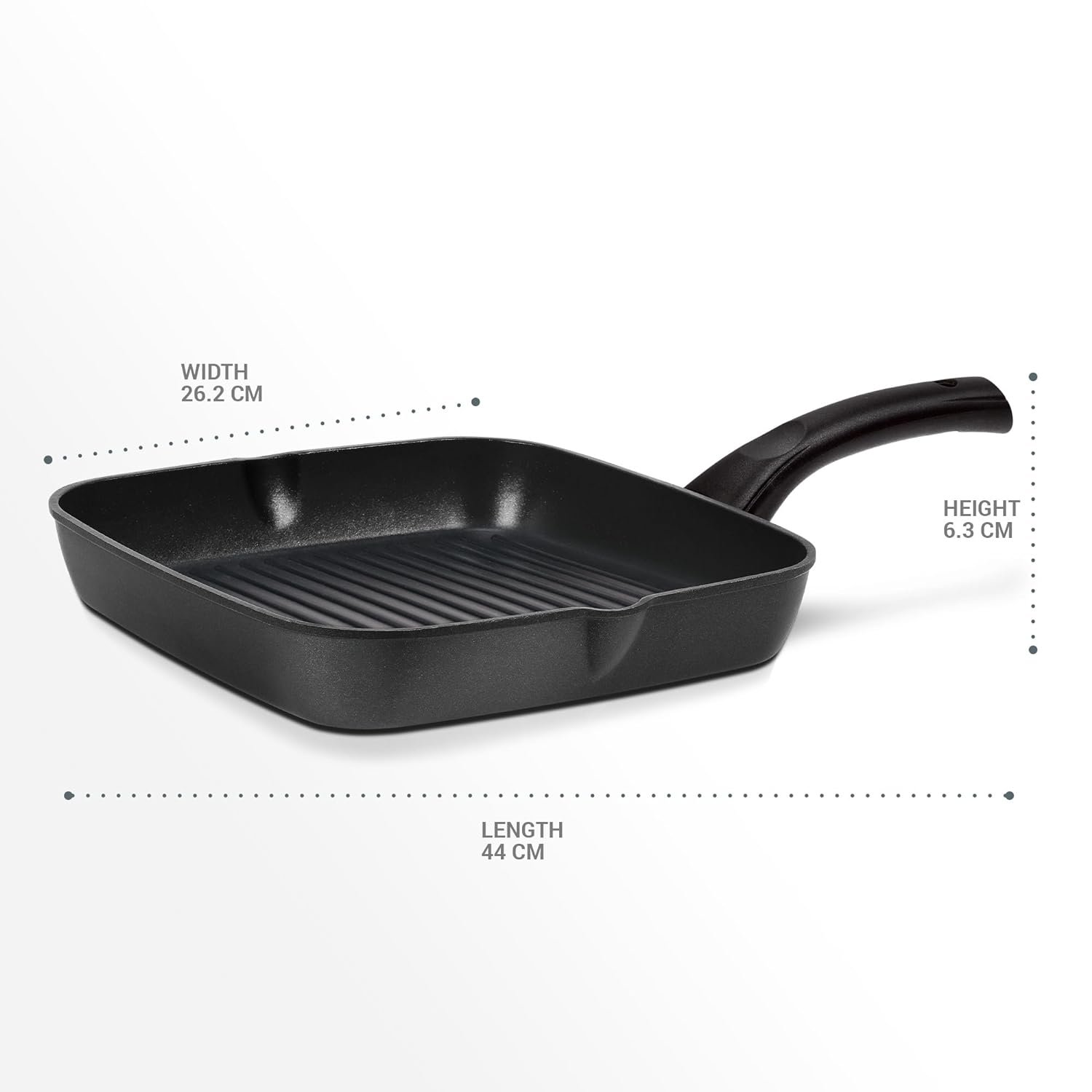 Induction Pan Procook Buy Grill Pan Induction Die Cast Online in India at Best Price | Milton ...