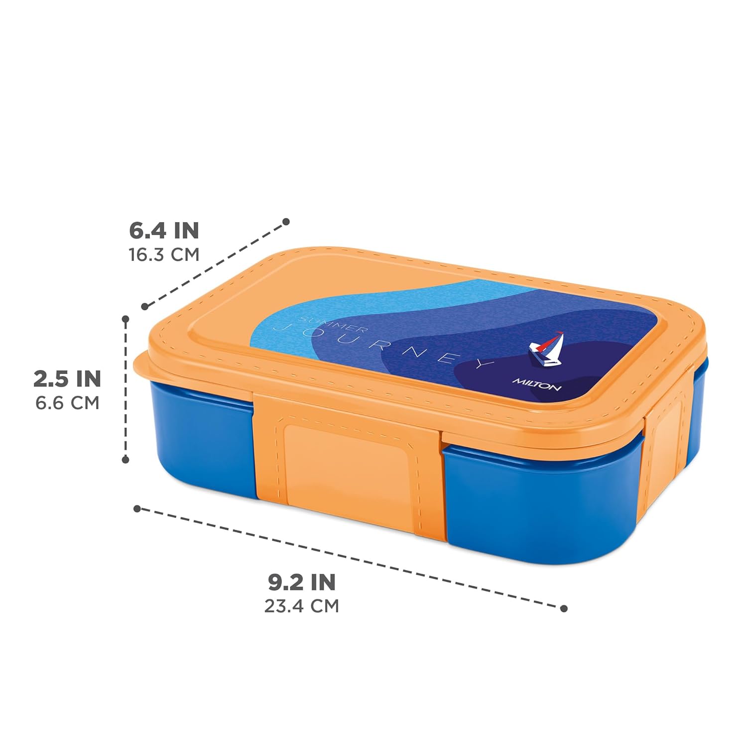 Bravo 2 Steel Thermoware Lunchbox (Milton)
