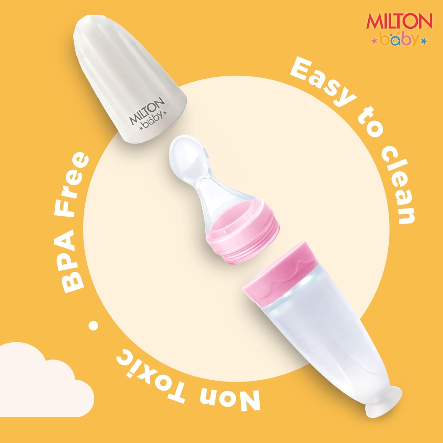 Silicon Spoon Food Feeder For Baby (Milton)