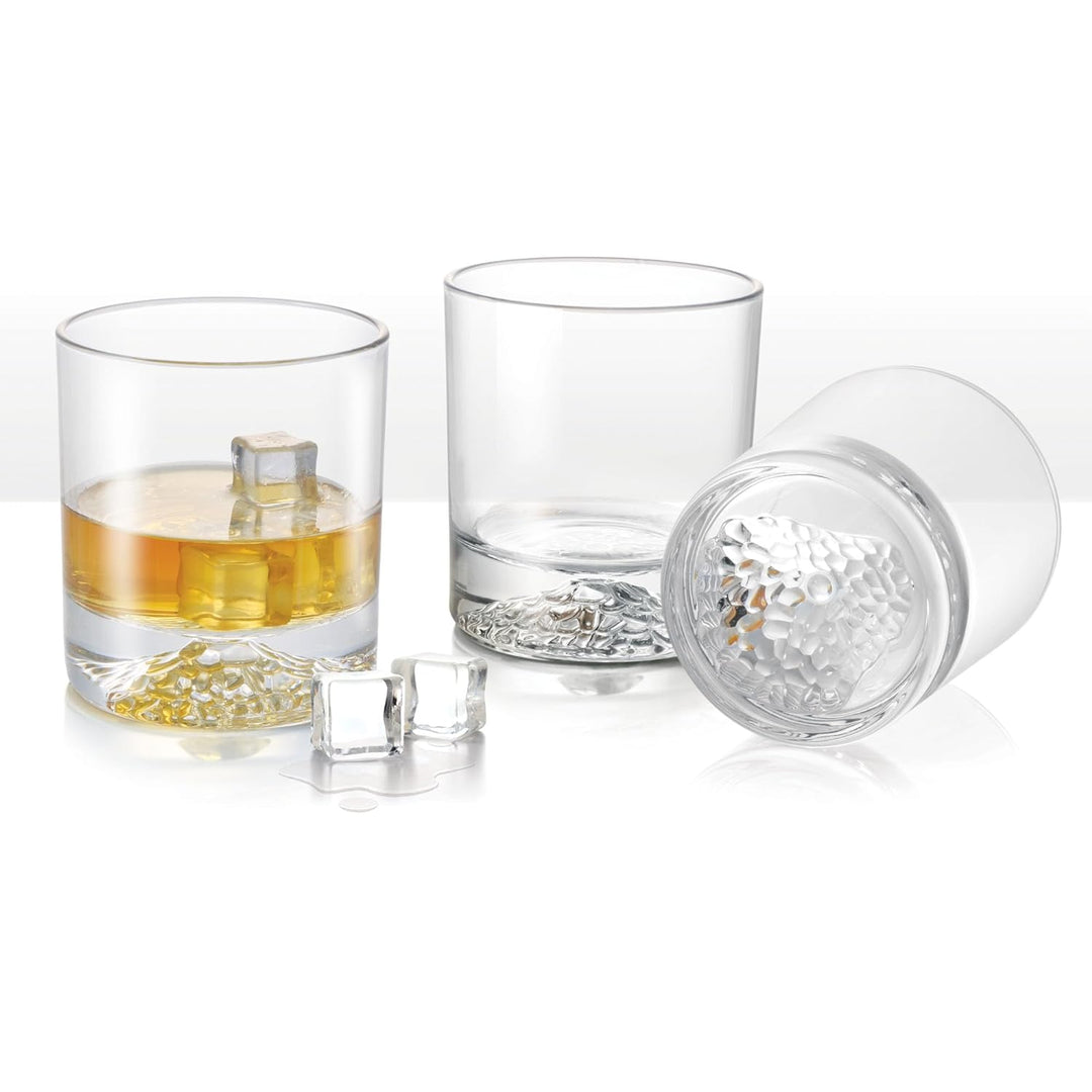3D Gabbro On The Rocks Glass Tumblers (Treo by Milton)