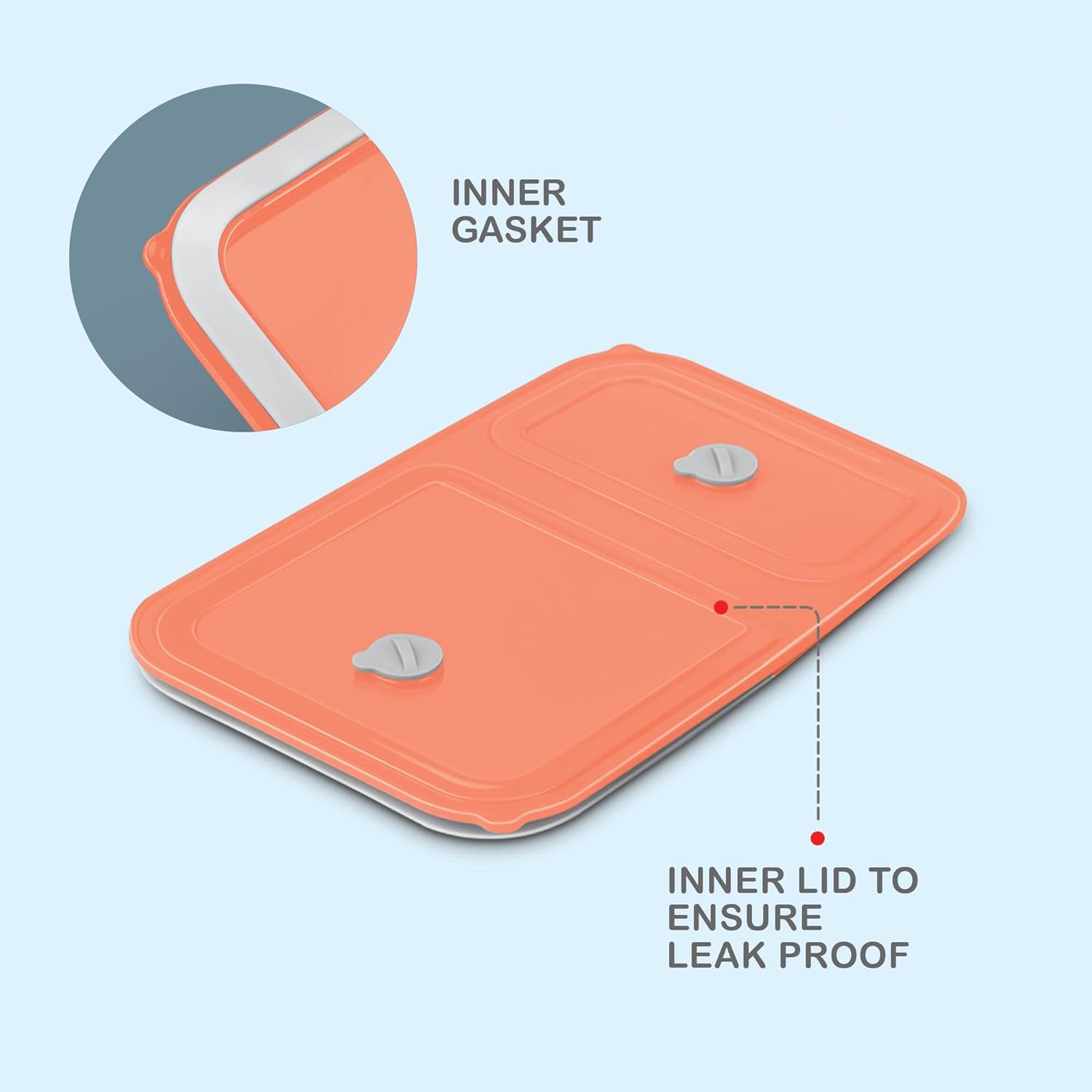 Meal Safe 2 Insulated Leak Proof Tiffin (Milton)