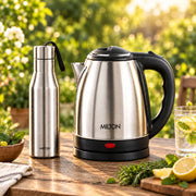 Go Electro Kettle 1.2 L + Super Bottle 750 ML Combo (Milton)