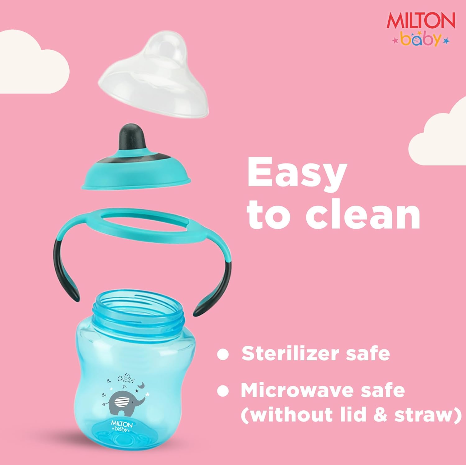 Hard Spout Sippy Bottle For Baby (Milton)