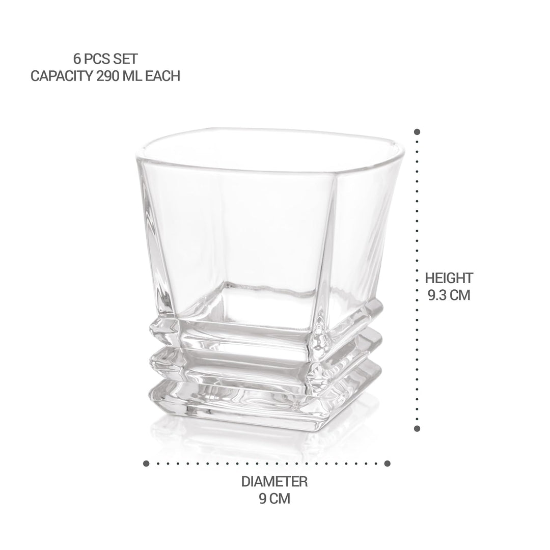 Quadra Glass Tumbler (Treo by Milton)