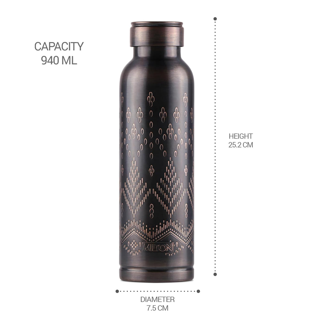 Copper Swasth Design Bottle