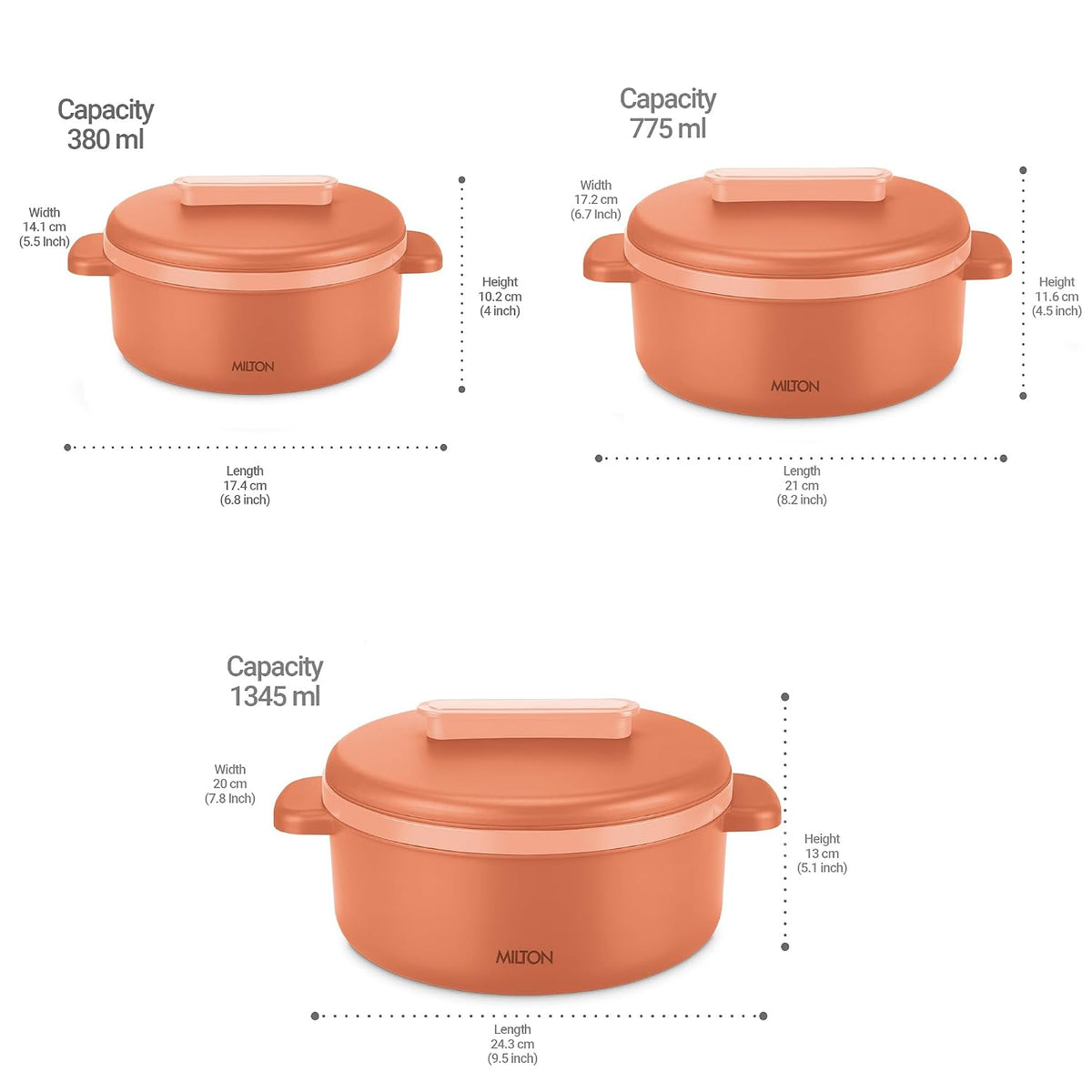 {Peach| Jr Set of 3}