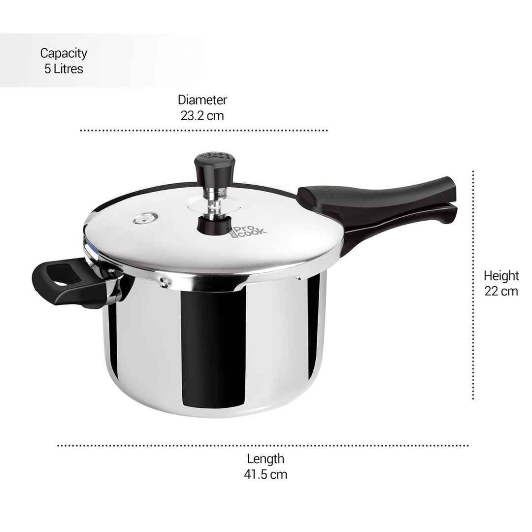 Triply Stainless Steel Pressure Cooker Outer Lid