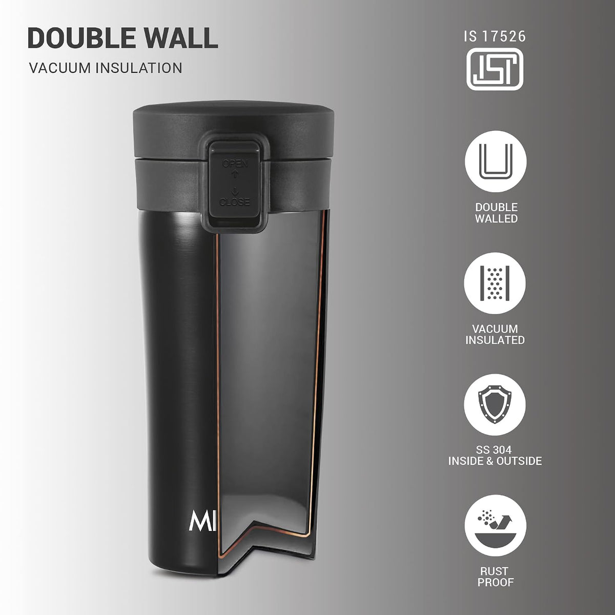 Go Electro Kettle + Coffee Mug Combo (Milton)