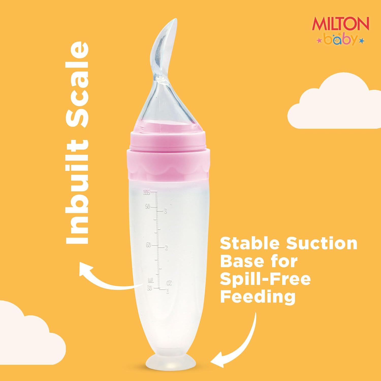 Silicon Spoon Food Feeder For Baby (Milton)