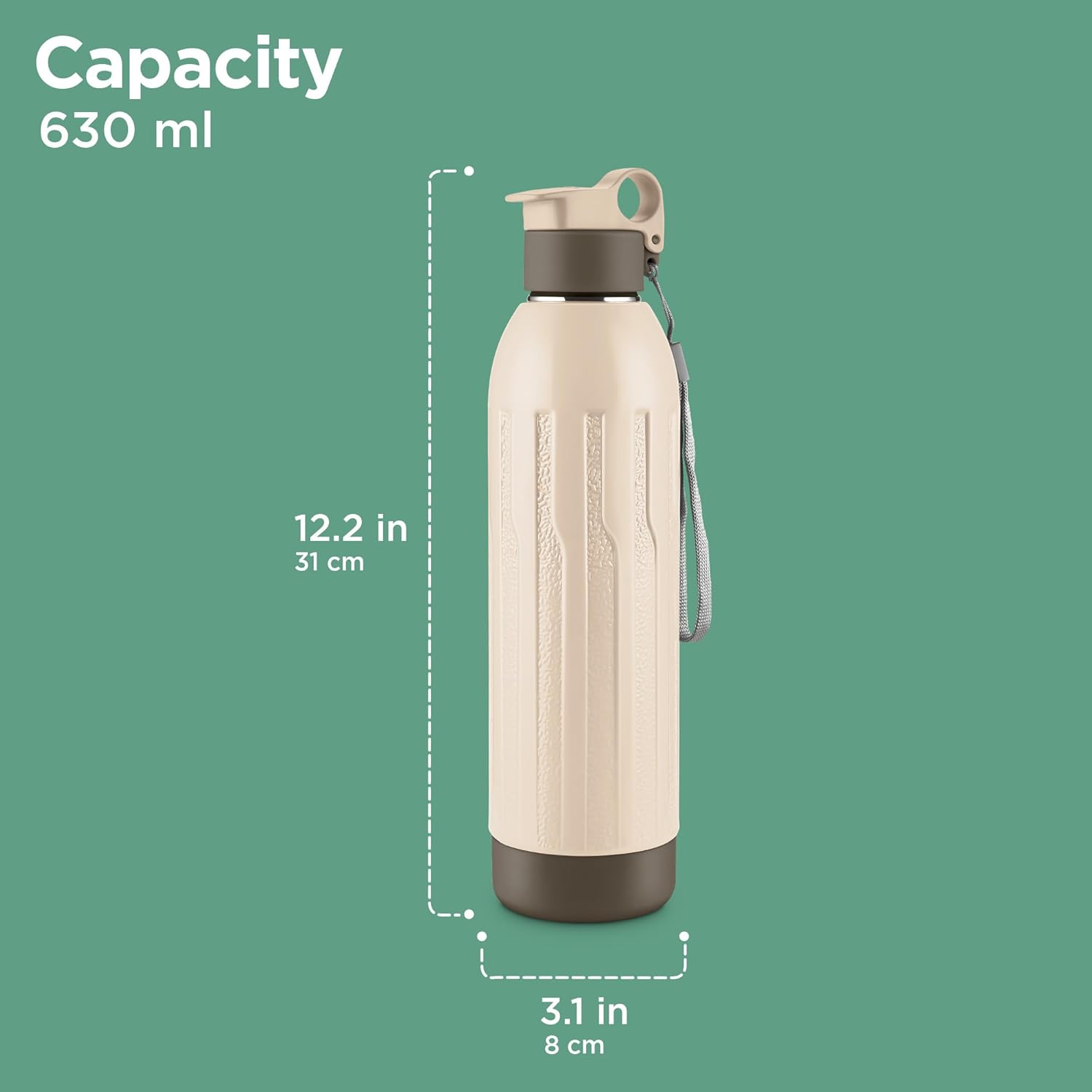 Steel Vigor Insulated Water Bottle (Milton)