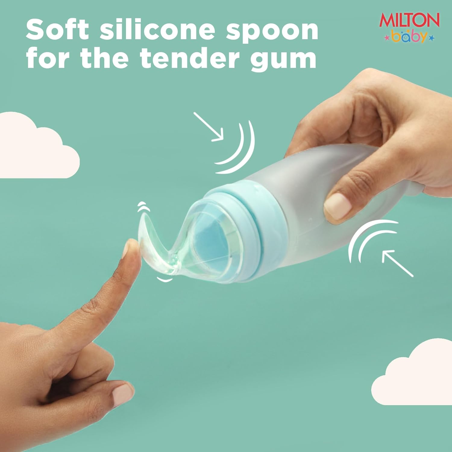 Silicon Spoon Food Feeder For Baby (Milton)