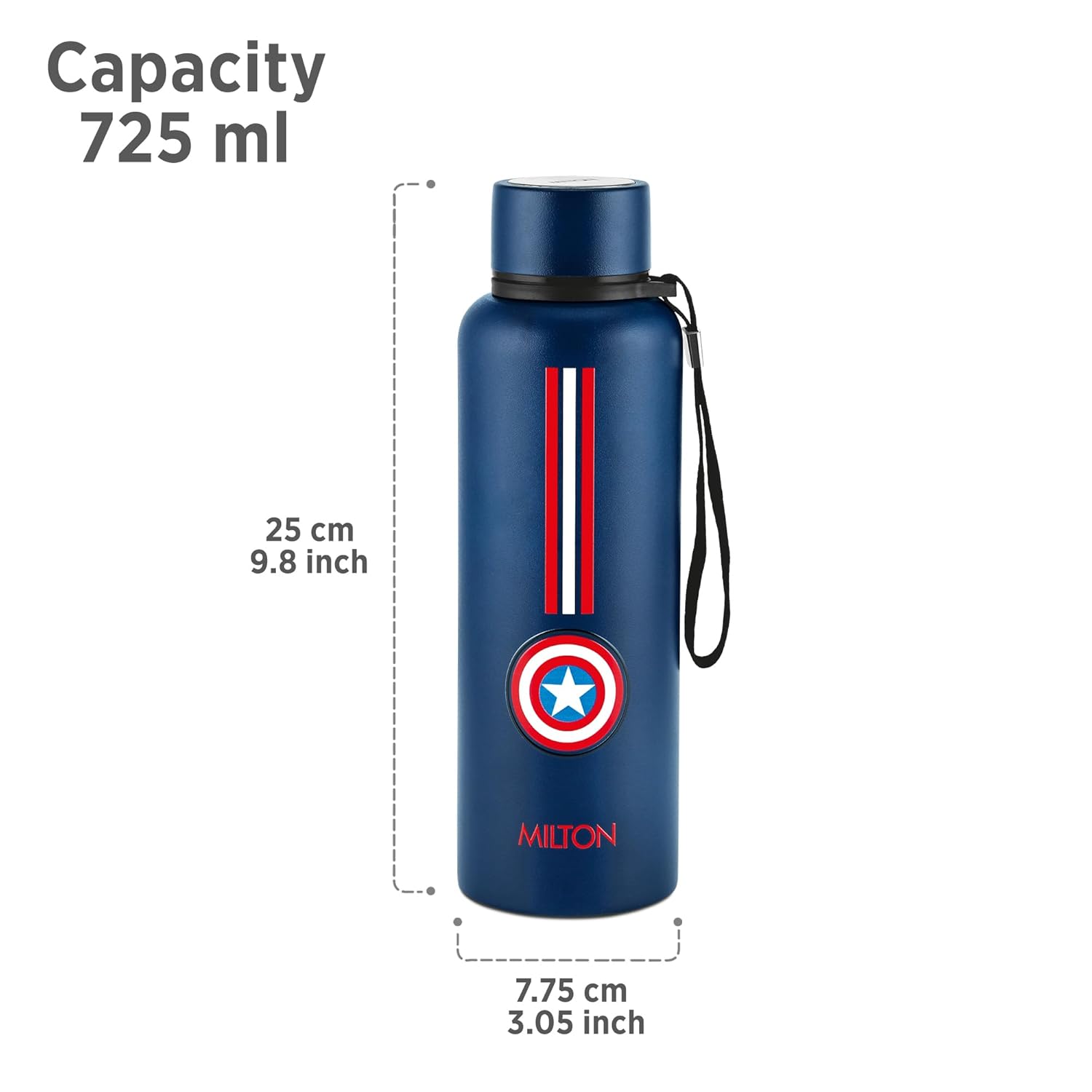 Marvel Captain America Artedge Water Bottle (Milton)