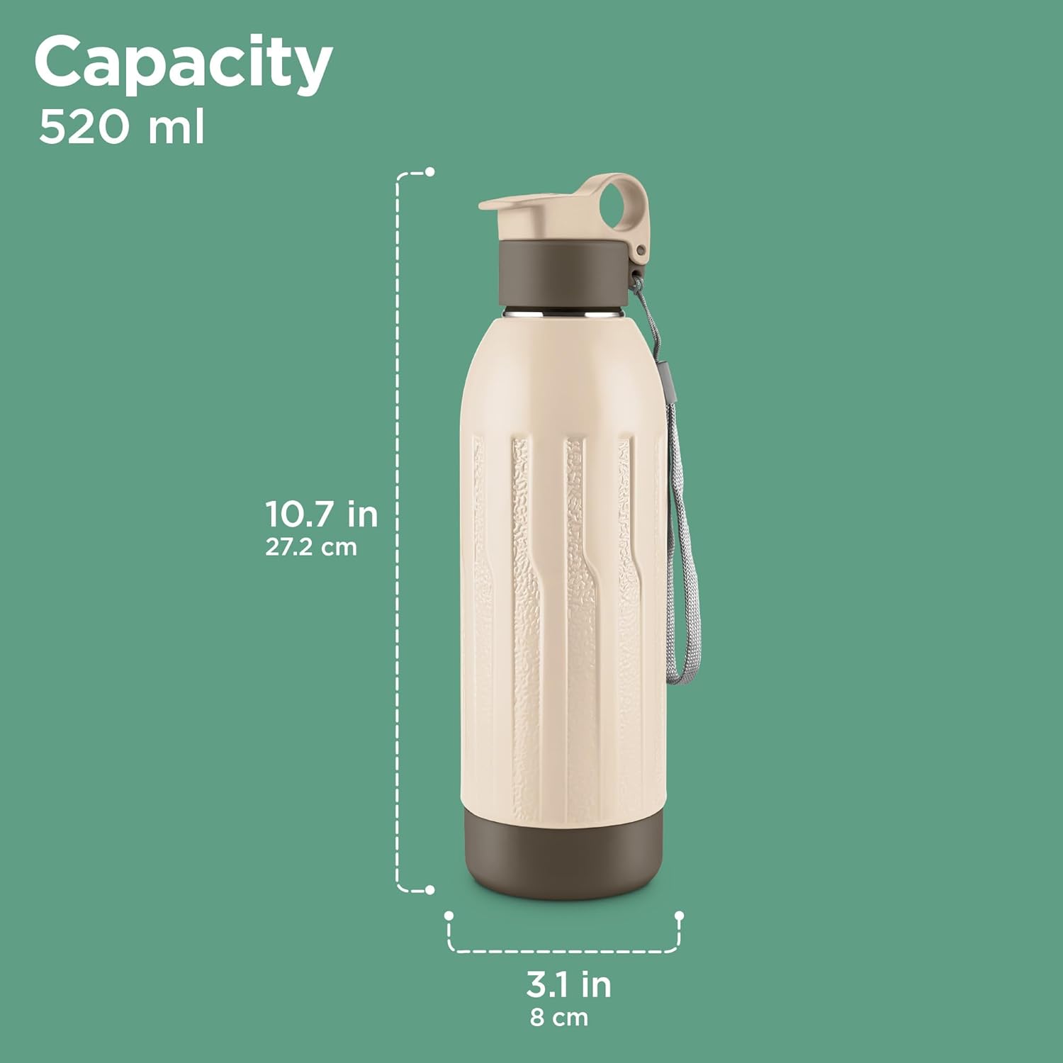 Steel Vigor Insulated Water Bottle (Milton)