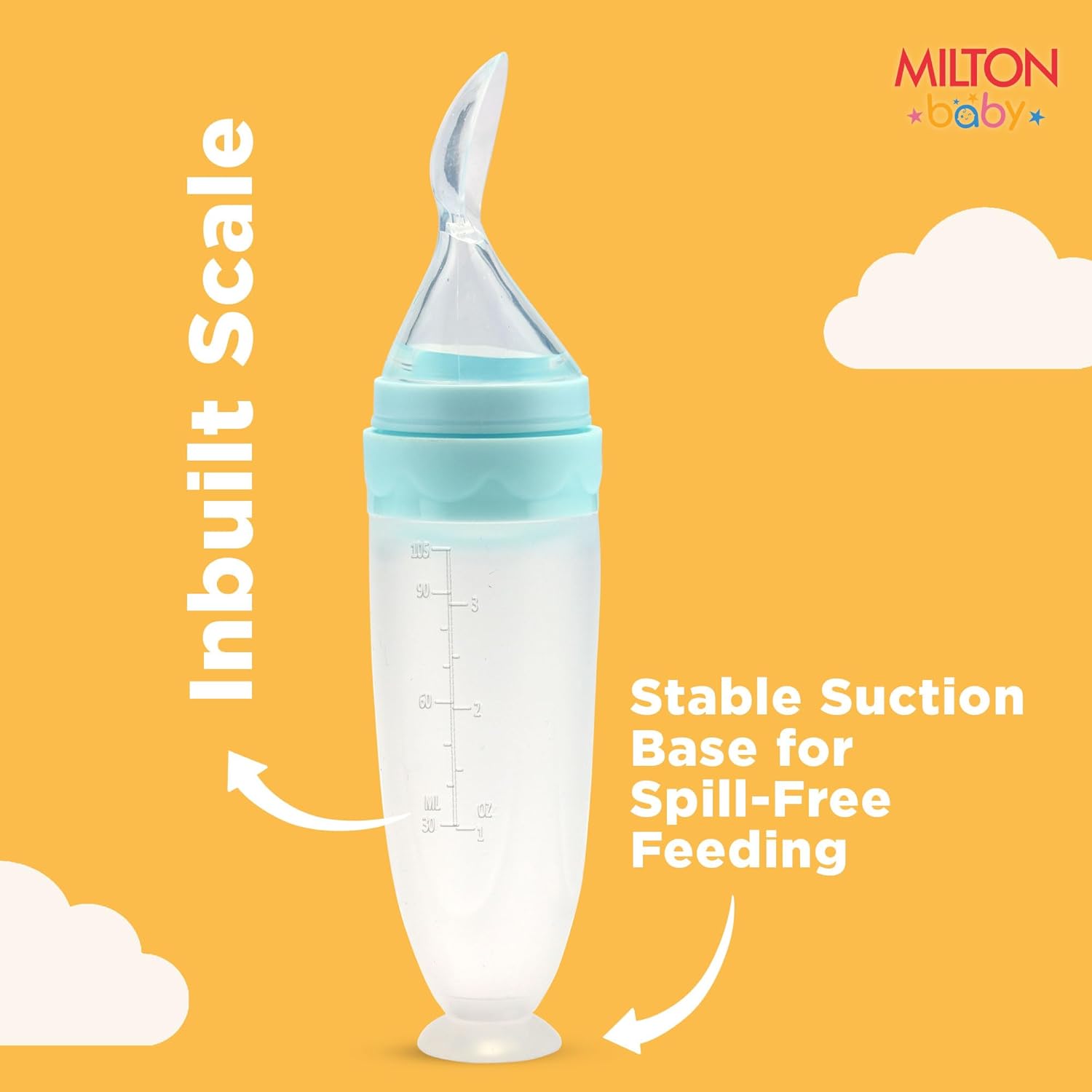 Silicon Spoon Food Feeder For Baby (Milton)