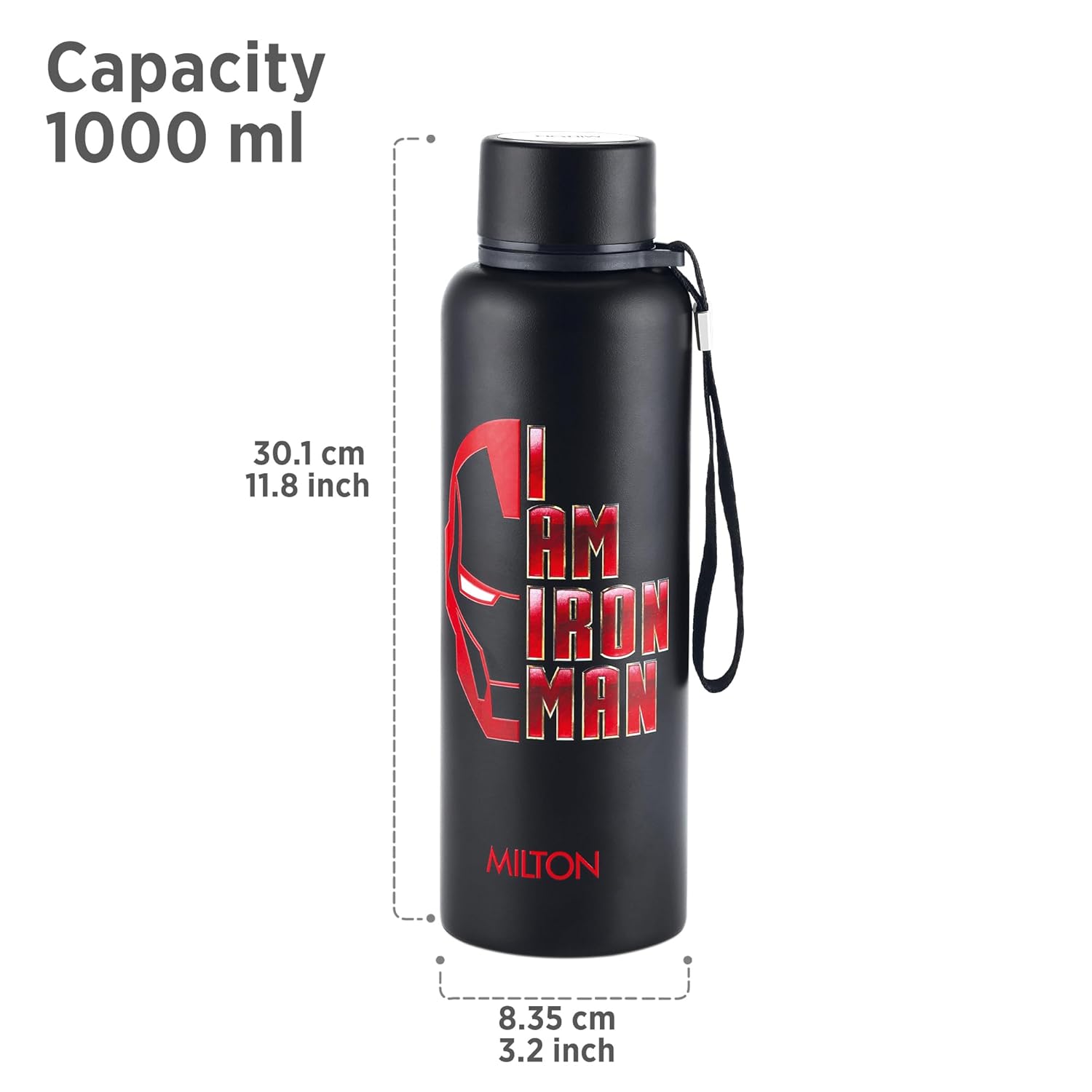 Marvel Iron Man Artedge Water Bottle (Milton)