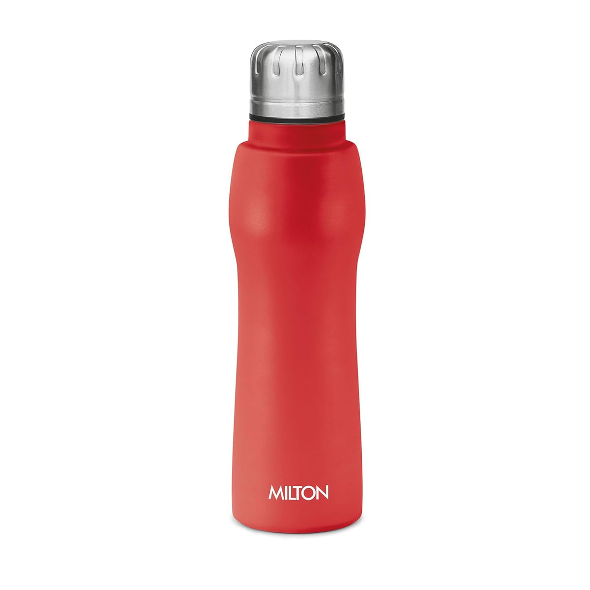 Personalized Elate Stainless Steel Bottle (Milton) - 620 ml / Red