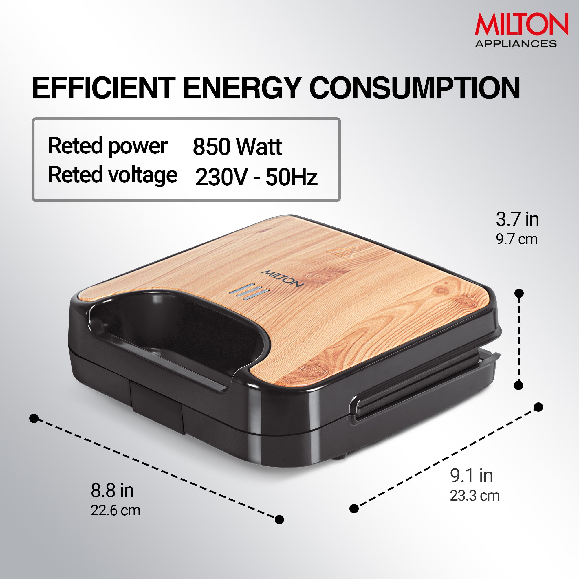 Sandwich Griller 2 in 1 HSM002 (Milton)