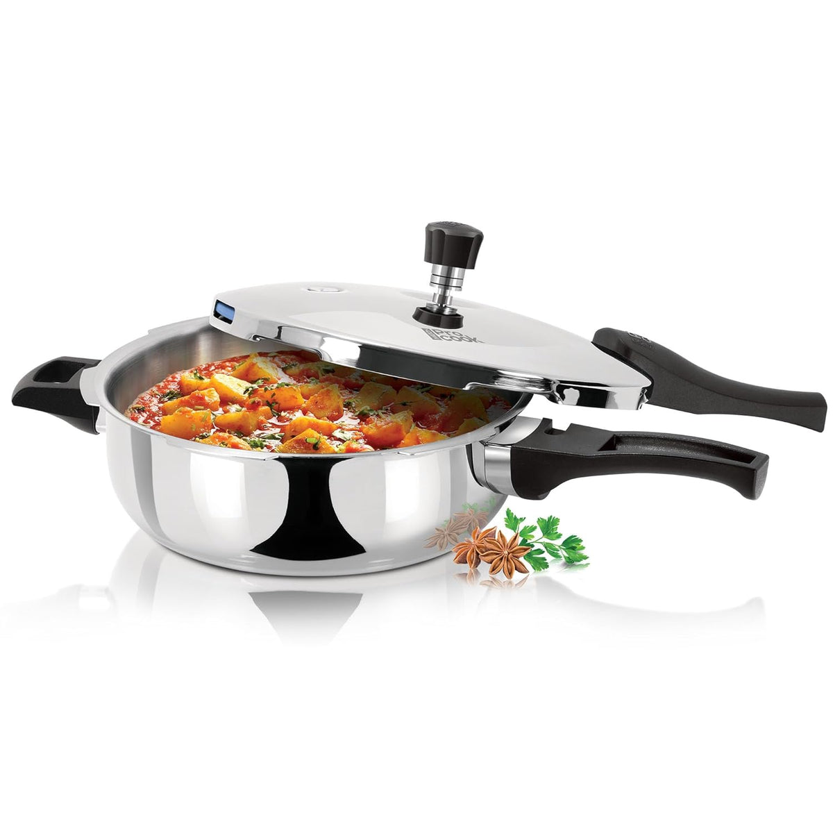 Triply Pressure Cooker (Milton Procook) - Steel / 4.5 L / 1 Unit