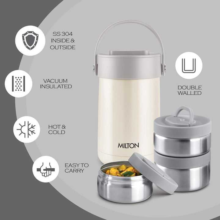 Glamour Thermosteel Stainless Steel Lunch Box Features