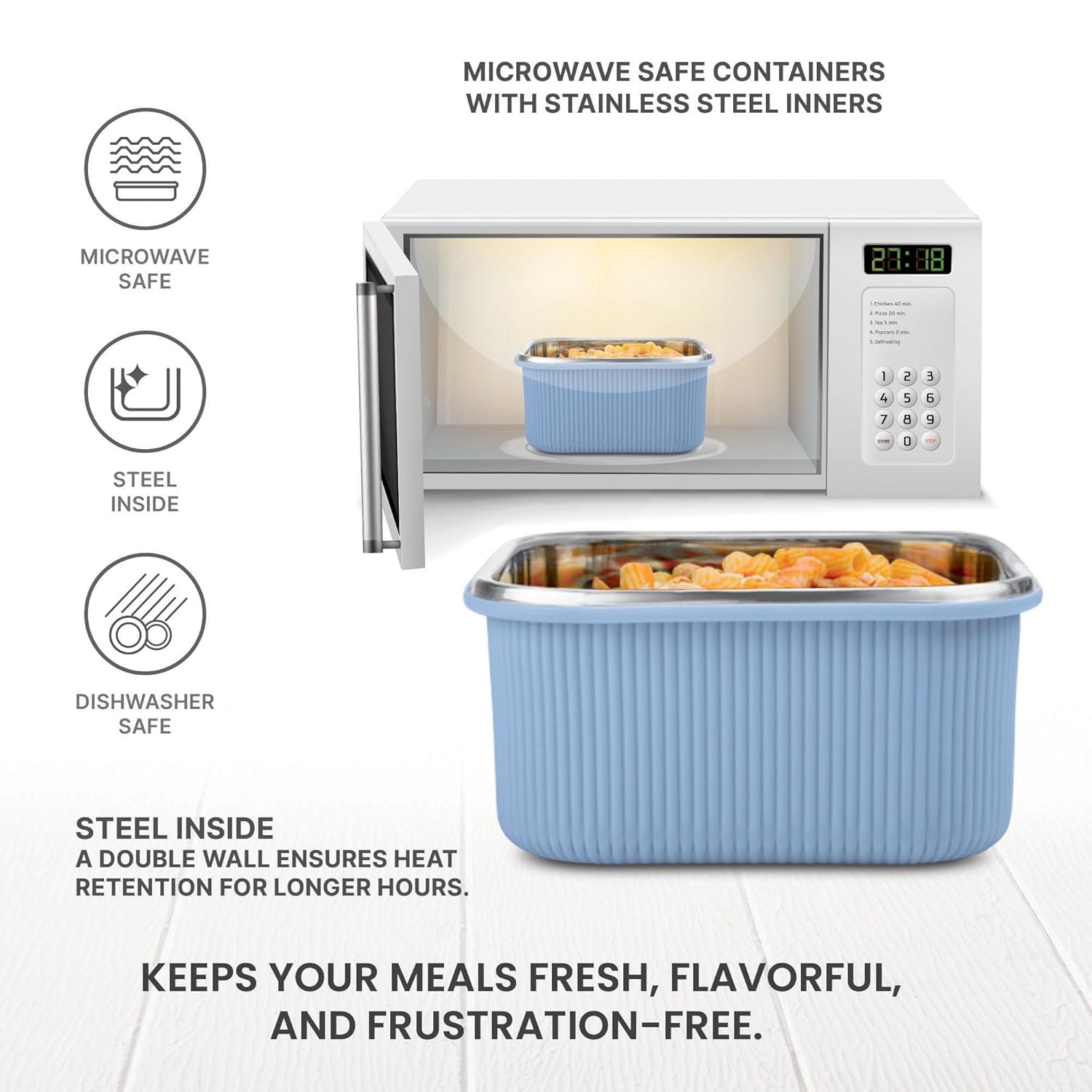 Personalized Cool Touch - Square Container (Milton)