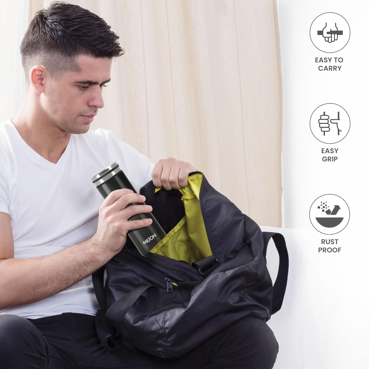 Shiny Thermosteel Water Bottle Features