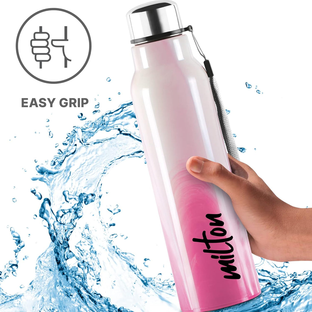 Steel Marble Water Bottle