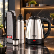 Go Electro Kettle 1.5 L + Flip Lid Bottle 750 ML Combo (Milton)
