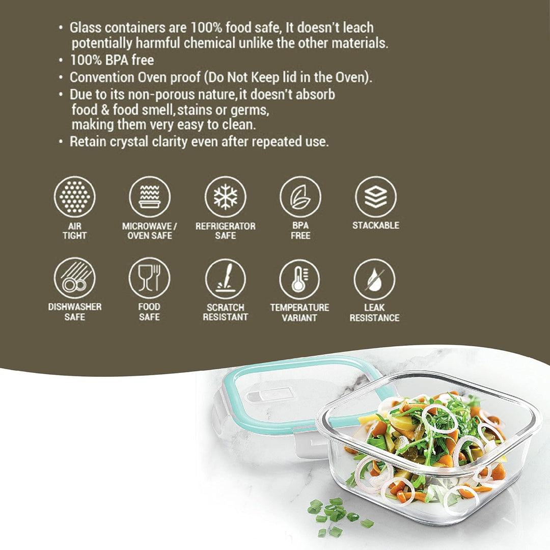 Clip Fresh Square Container Features