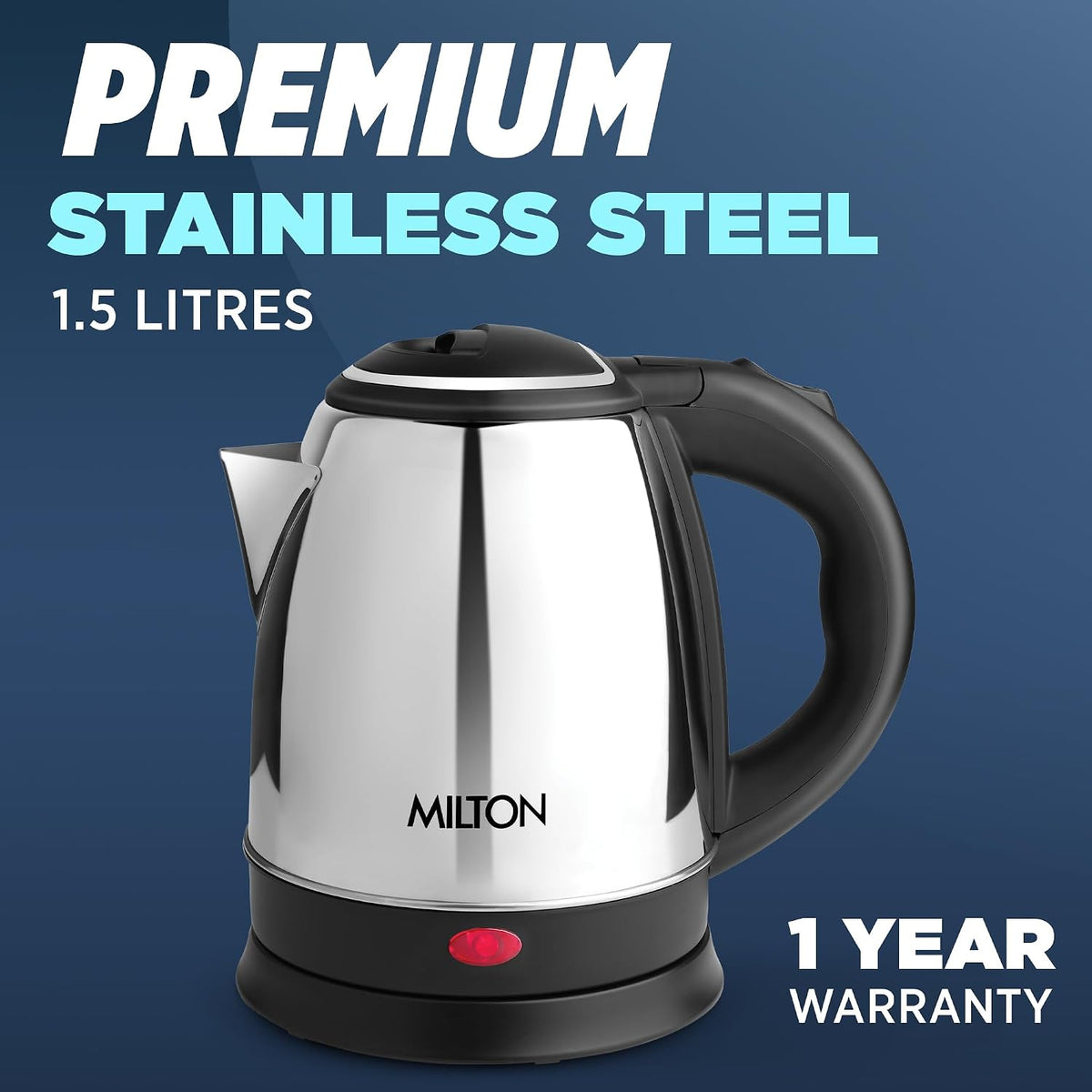 Go Electro Kettle + Coffee Mug Combo (Milton)
