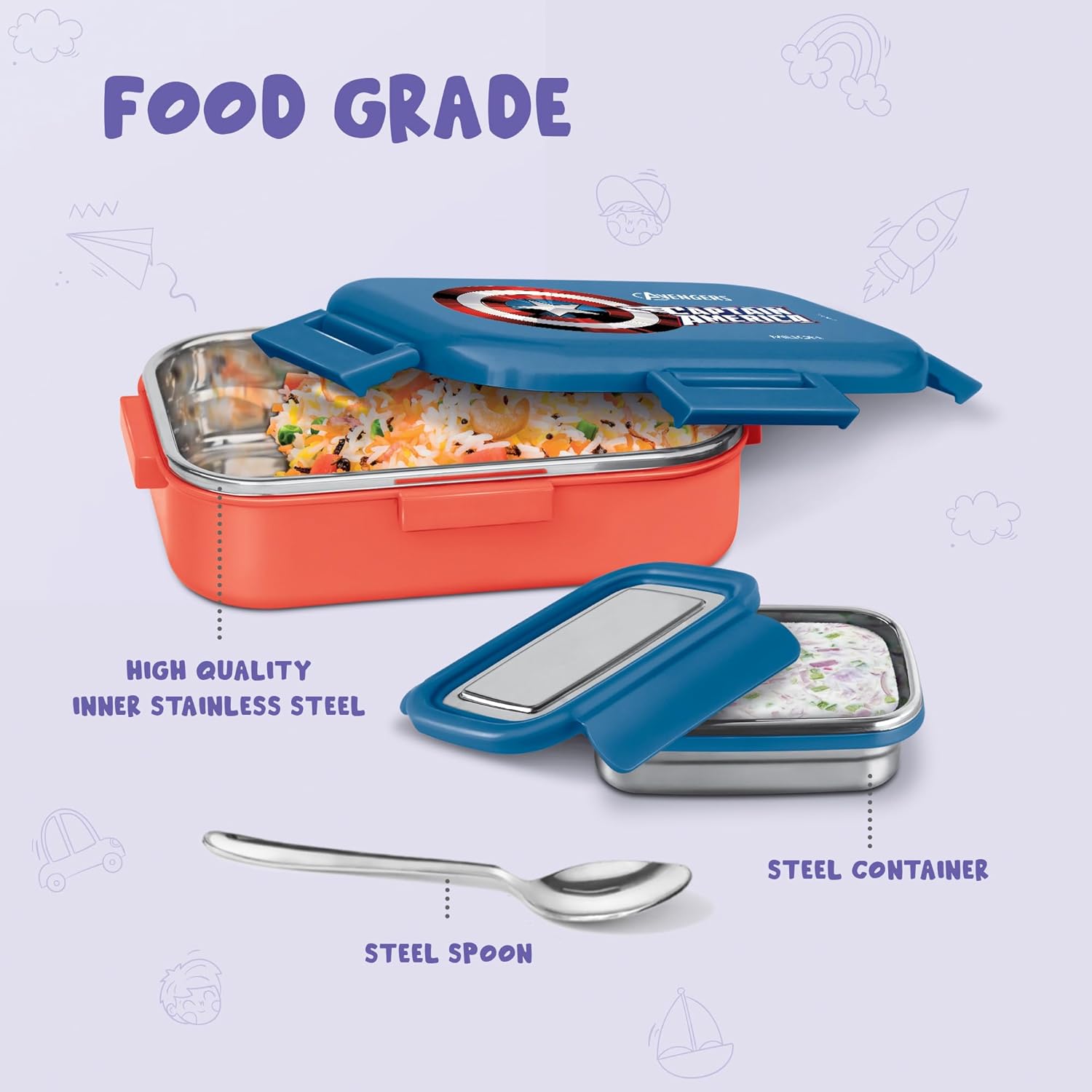 Marvel Hugo Tiffin Box (Milton)
