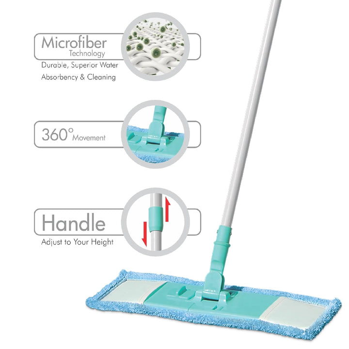 Microfiber Flat Mop - Wet & Dry (Spotzero by Milton)