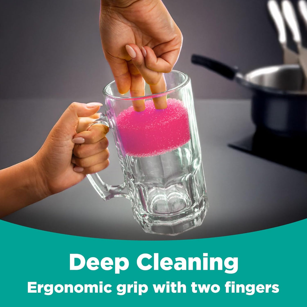 Multi-Shape, Dual-Sided Dish Scrubber - Set of 3 (Spotzero By Milton)