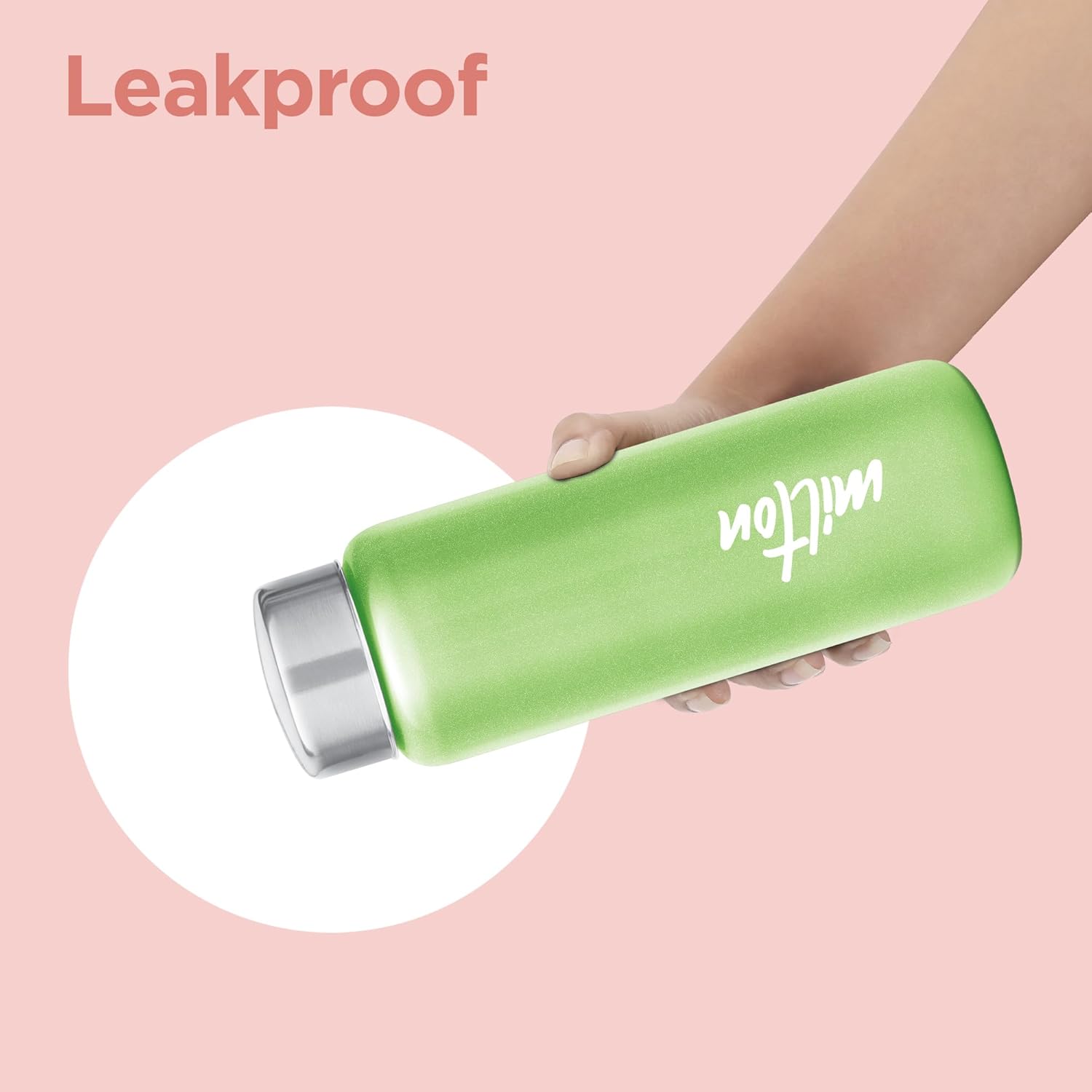 Personalized Aqua Stainless Steel Bottle (Milton)